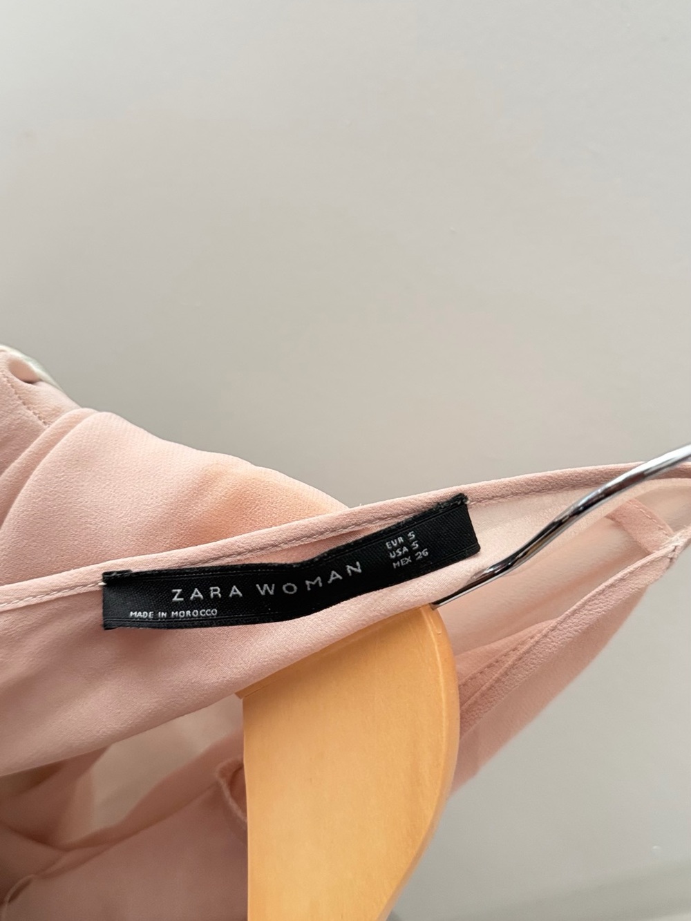 Zara Woman Long Sleeve Dress - Blush Pink
